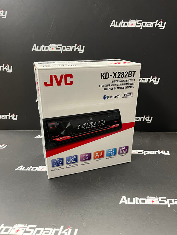 JVC KD-X282BT Bluetooth Audio / Phone Kit / USB / Short Chassis **BACK UP MEMORY**
