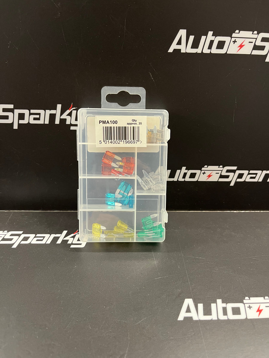 Mini Fuse Assortment 35 Pieces Auto Sparky