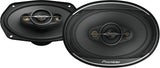 Pioneer TS-A6961F 6x9 Inch 4-Way Coaxial Speakers (450W)