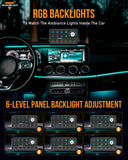 Knob Switch Panel & Relay Box - 8 Gang - 12v / 24v - Light Dimming, Dynamic Chase, Strobe, Momentary, Pulsed, Four External Triggers