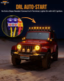 Knob Switch Panel & Relay Box - 8 Gang - 12v / 24v - Light Dimming, Dynamic Chase, Strobe, Momentary, Pulsed, Four External Triggers