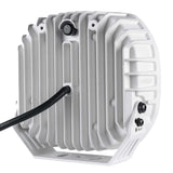 9" Tralert Phantom Driving Light - 16,000lm - White or Amber Position Light - White Body