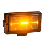 Tralert Atlas 220+ Old Skool Rectangle LED Driving Light - Amber or White DRL & Amber Strobe