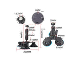 Extreme Hold Heavy Duty Monitor Mount - Triple Suction Fully Adjustable