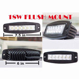 18Watt 1440Lumen 7.5" Bumper Flush Mount Reverse Light