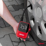 Cordless Rechargeable Air Compressor - Inflate Car, Van, Bike Tyres