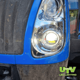 New Holland LED Headlight Set with Halo DRL - T5, T5000, T6, T6000 TSA TLA TVT T7500 - UTV Products