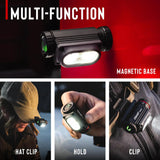 Coast WPH10R Waterproof Head Torch - 1000Lumen