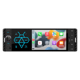 4" Touch Screen Carplay Bluetooth Radio - Short Chassis (Tractors, Cars, Vans, etc.) 12v - 1 Din