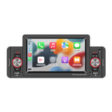 5" Touch Screen Carplay Bluetooth Radio - Short Chassis (Tractors, Cars, Vans, etc.) 12v - 1 Din