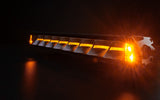 Epix14+ LED Work Lightbar with Strobe - 14" 120Watt 9800Lumen Powerboost Wide Beam - Amber or Red DRL - LEDSON