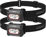 TWIN PACK! 2x Coast FLX10R Waterproof Head Torches - 1000Lumen