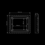 Strands IZE LED Mounting Frame - Available in 1 Pod, 2 Pod or 4 Pod Horizontal Mount