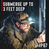 TWIN PACK! 2x Coast FLX10R Waterproof Head Torches - 1000Lumen