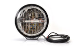 WAS W116 ECO Full LED 9" Super Bright Spot Light - Line + Ring White Position Light