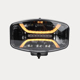OZZ XO1P Driving Light with White or Amber DRL & Amber Strobe