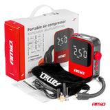Cordless Rechargeable Air Compressor - Inflate Car, Van, Bike Tyres