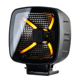 Onix 5948Lumen LED Work Light with Red, White or Amber Parking Light / DRL