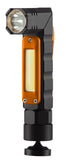 5 Function Heavy Duty Flashlight with Magnetic Base - Including Red Side Light & Red Strobe - USB Rechargeable