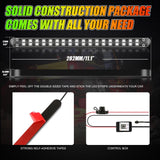 Underglow LED Strip Lights Kit -  Bluetooth APP & Wireless Remote Control - Brake Light Function