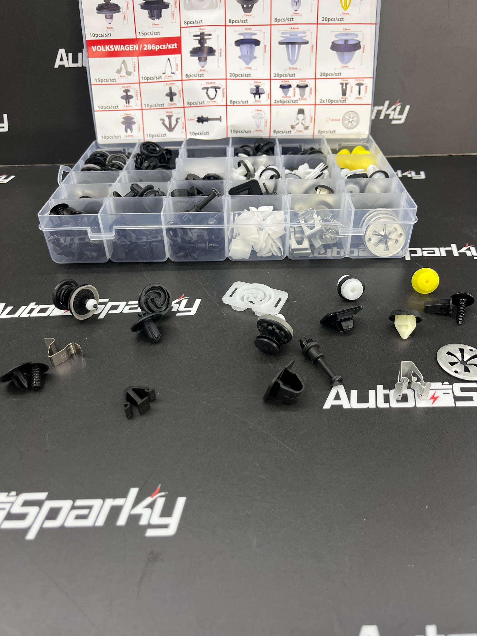 Car Clips Set Volkswagen Car Clip Assortment Set - 286 PCS – Auto Sparky