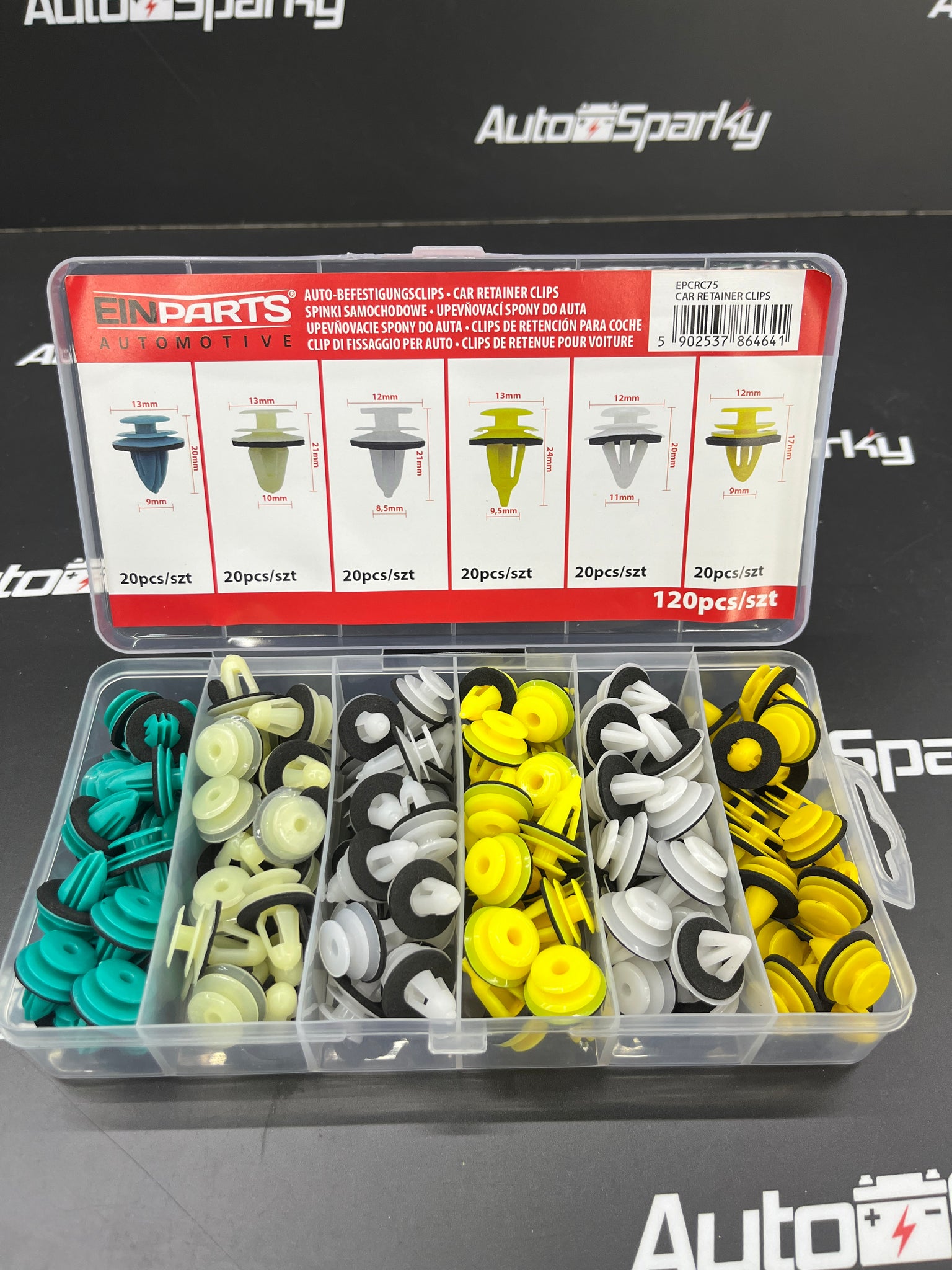 Car Clips Set Universal Car Clip Assortment Set - 120 PCS – Auto Sparky