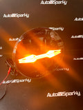 9" X-SPIDER NINJA LED 100Watt Driving Lamp - White DRL & Amber Strobe