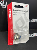 Round Steel Switch ON/OFF 19mm 5A 12v / 24v