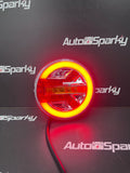 Neon Glo Effect Hamburger Tail Light - Maypole