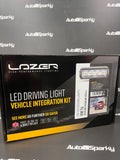 Lazerlamps Grille Kit - VW Transporter T6 (2016+ Highline Trendline) - 2x Triple-R 750 Lightbars with White or Amber Position Lights
