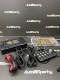 Knob Switch Panel & Relay Box - 8 Gang - 12v / 24v - Light Dimming, Dynamic Chase, Strobe, Momentary, Pulsed, Four External Triggers