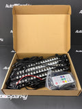 Underglow LED Strip Lights Kit -  Bluetooth APP & Wireless Remote Control - Brake Light Function