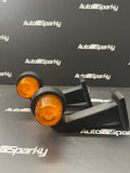 Old Skool Retro Style LED Long 90 Degree Stalk Markers (Pair) - Available in Red/White, Red/Amber, Amber/Amber