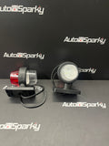 Old Skool Retro Style LED Short Stalk Markers (Pair) - Available in Red/White, Red/Amber, Amber/Amber