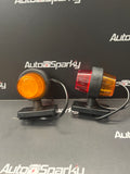 Old Skool Retro Style LED Short Stalk Markers (Pair) - Available in Red/White, Red/Amber, Amber/Amber