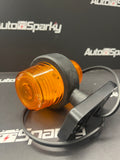 Old Skool Retro Style LED Short Stalk Markers (Pair) - Available in Red/White, Red/Amber, Amber/Amber