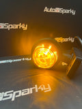 Old Skool Retro Style LED Short Stalk Markers (Pair) - Available in Red/White, Red/Amber, Amber/Amber