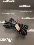 Driving Light / Lightbar Wiring Kit - 12V HD DTP Plugs - Available in 1,2,3 or 4 Outputs - Purelux