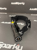 High Powered Long Range Bicycle Lamp / Helmet Lamp / Head Torch - 1250Lumen - 110 Metre Range - Lumonite Compass