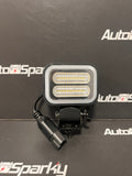 FlexiGlow Square LED Work Light with Multi-Coloured Parking Light - Amber, Blue, Green, Red or Purple