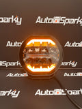 PowerLux7 - 7" Driving Light 7800Lumens - Amber or White DRL - Amber Strobe - Dual Power Mode