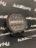PowerLux7 - 7" Driving Light 7800Lumens - Amber or White DRL - Amber Strobe - Dual Power Mode