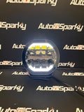 PowerLux7 - 7" Driving Light 7800Lumens - Amber or White DRL - Amber Strobe - Dual Power Mode