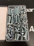 M8 Bolt, Nut & Washer Assortment - 85 Pieces