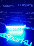 SuperSlim Grille Strobe - 6LED - Top & Back Mounting Brackets - Available on Amber, Blue, Green, Red & White