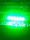 6LED Ultra Slim Warning Strobe - 26 Flash Patterns - Available in Amber, Blue, Green, Red or White