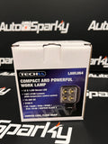 Mini High Powered LED Work Light - Curved Lens, Wide Flood Beam