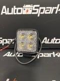 Mini High Powered LED Work Light - Curved Lens, Wide Flood Beam