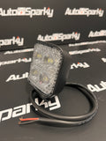 Mini High Powered LED Work Light - Curved Lens, Wide Flood Beam
