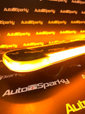 4ft Slim Smoked LED Roof Warning Bar with Built in Tail Lights (Stop/Tail/Indicator) 12V/24V - SABRE 1200
